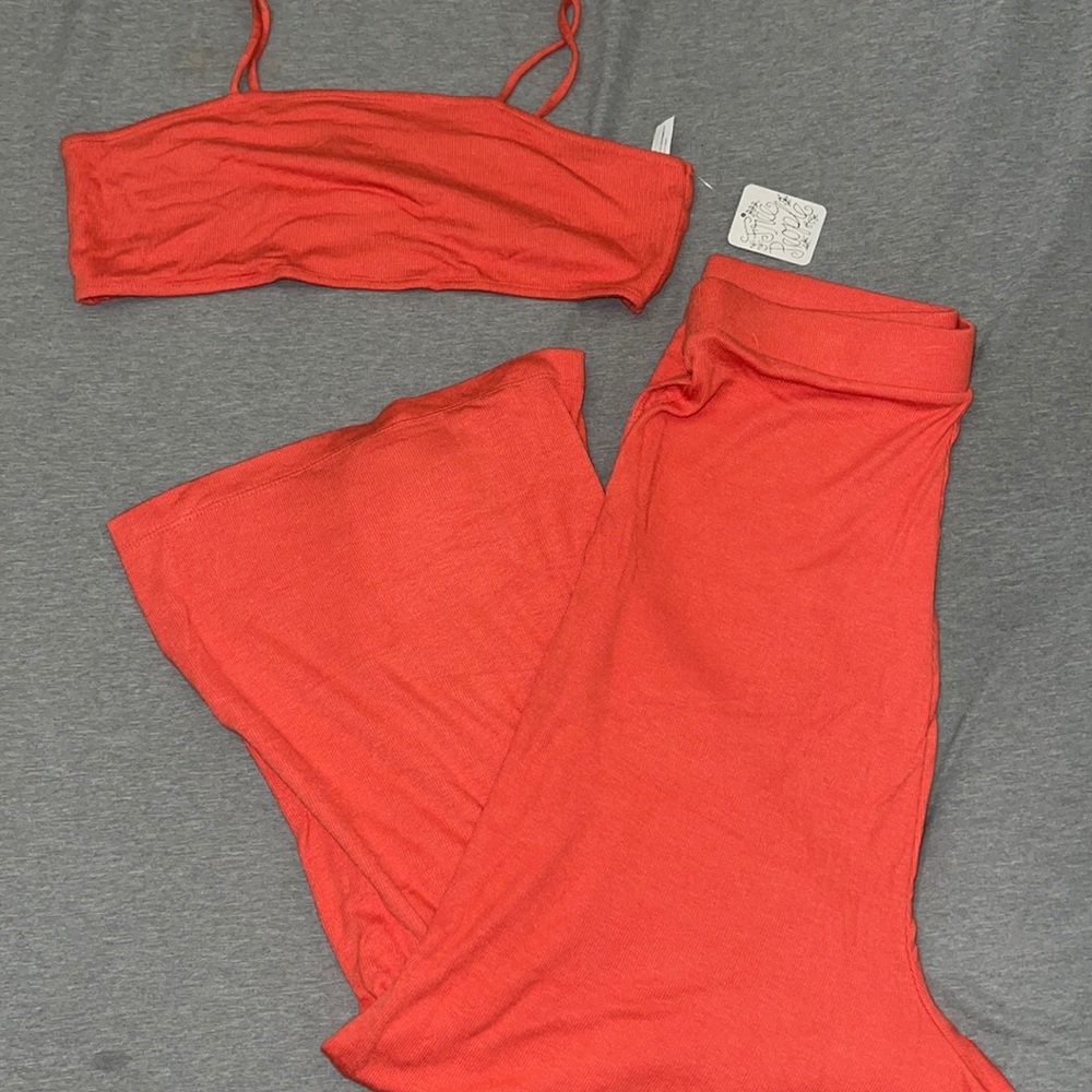 Free people set pants and top